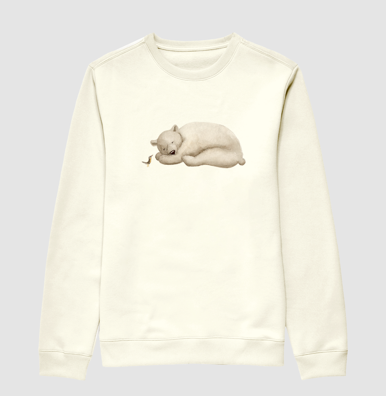 Suéter Moletom O Urso e o Pássaro