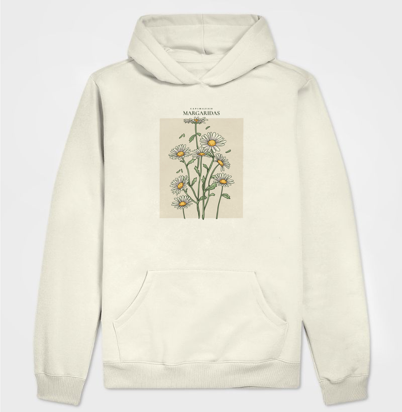 Moletom Hoddie - Margaridas