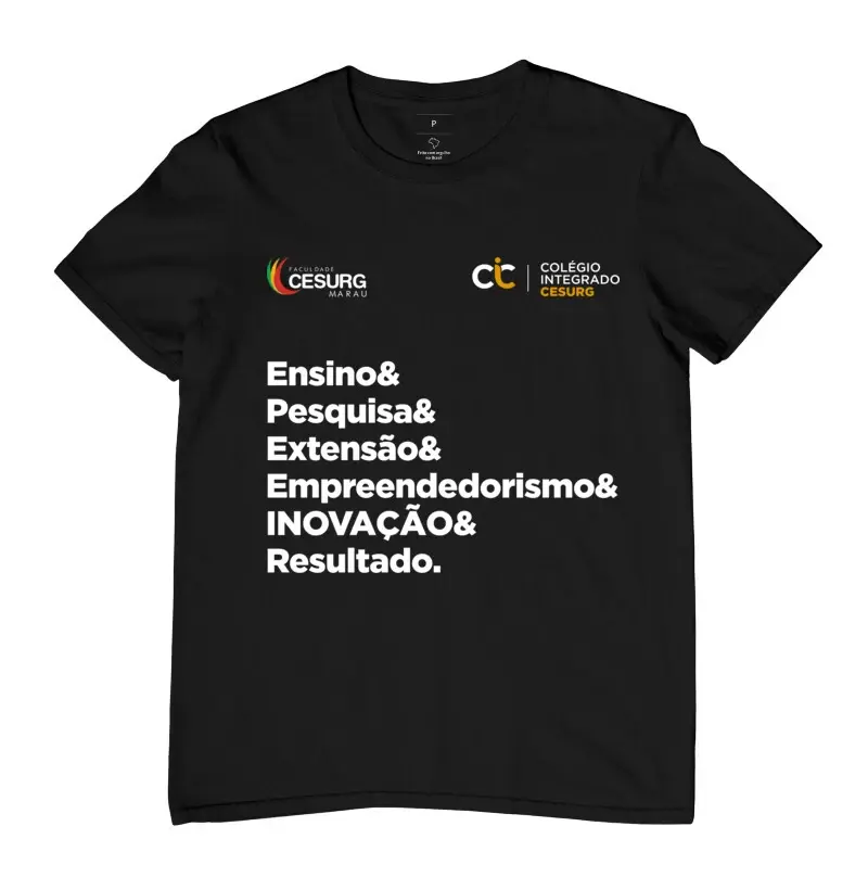 Camiseta CESURG e CIC