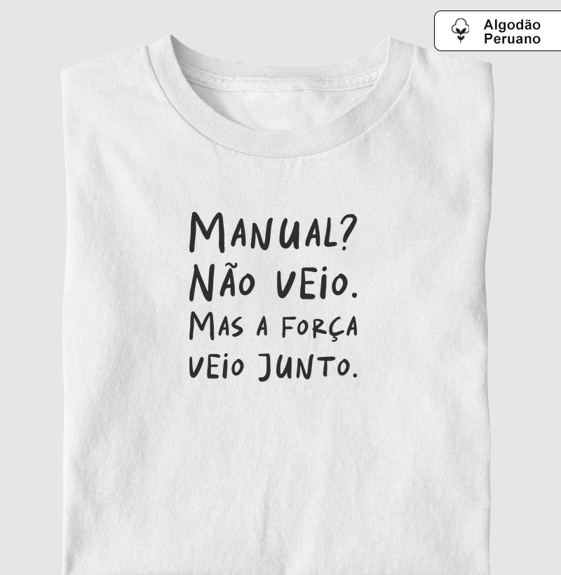 Manual não veio