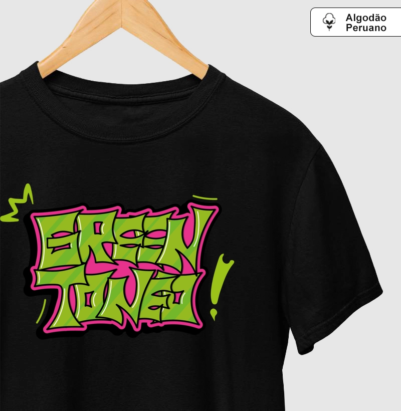 Camiseta Premium Green Toned Grafite