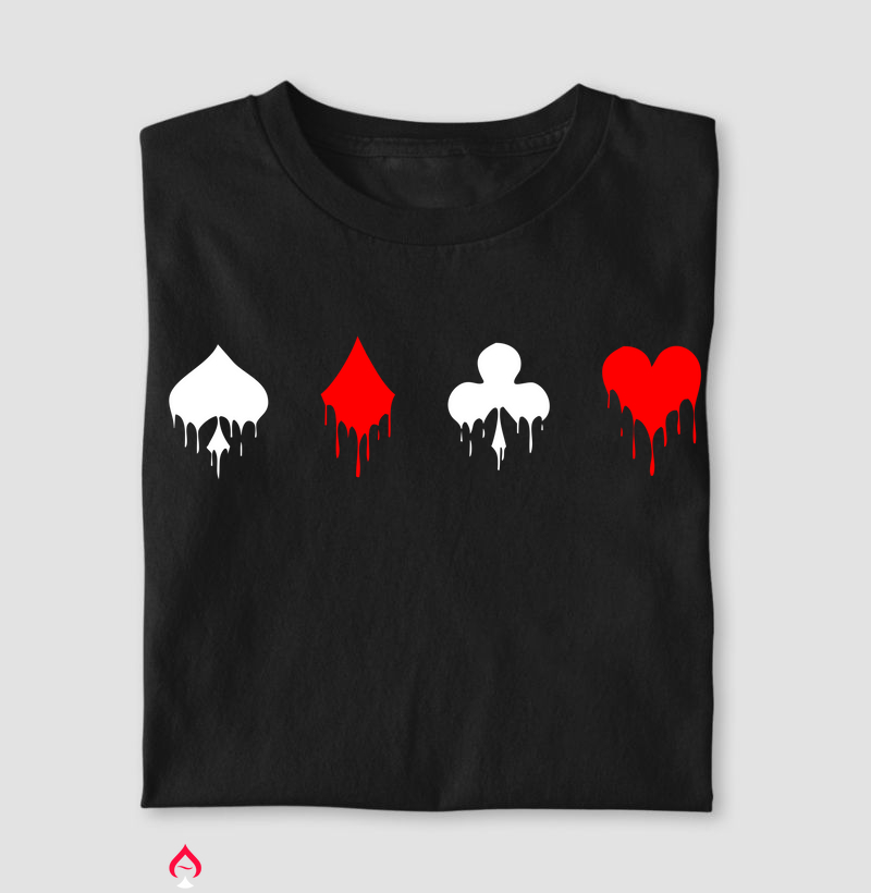 Camiseta "Naipes Derretidos"