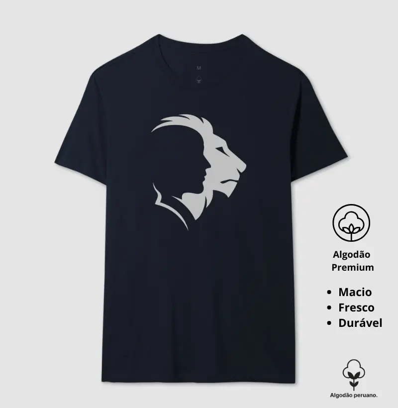 Camiseta Animalis Dupla Personalidade 100% Algodão Peruano
