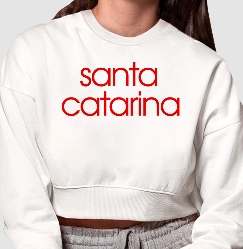 Santa Catarina Estampa Vermelha
