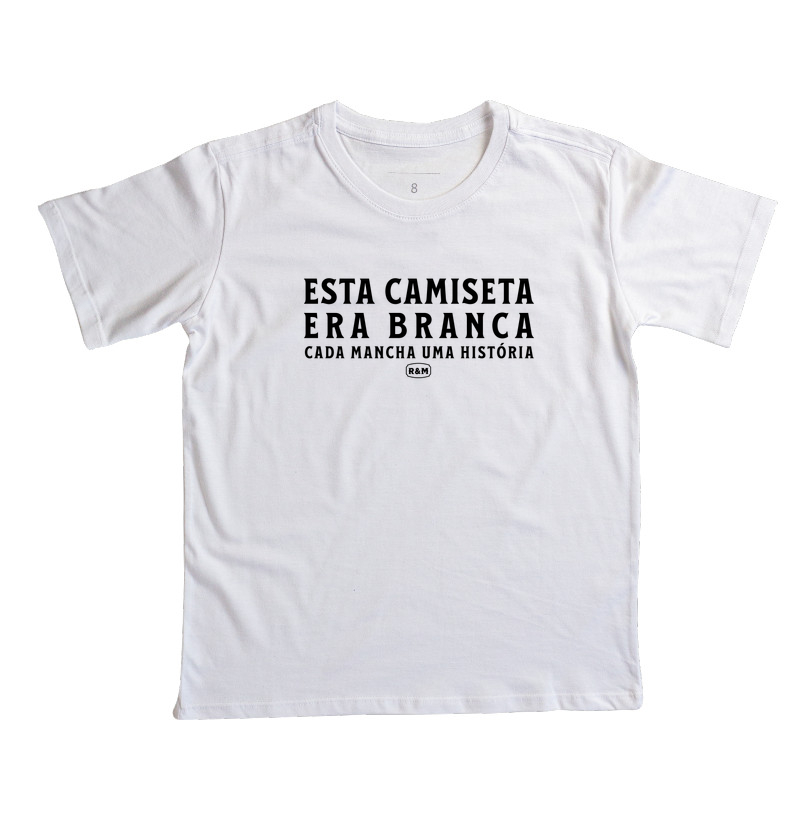 Esta camiseta era Branca