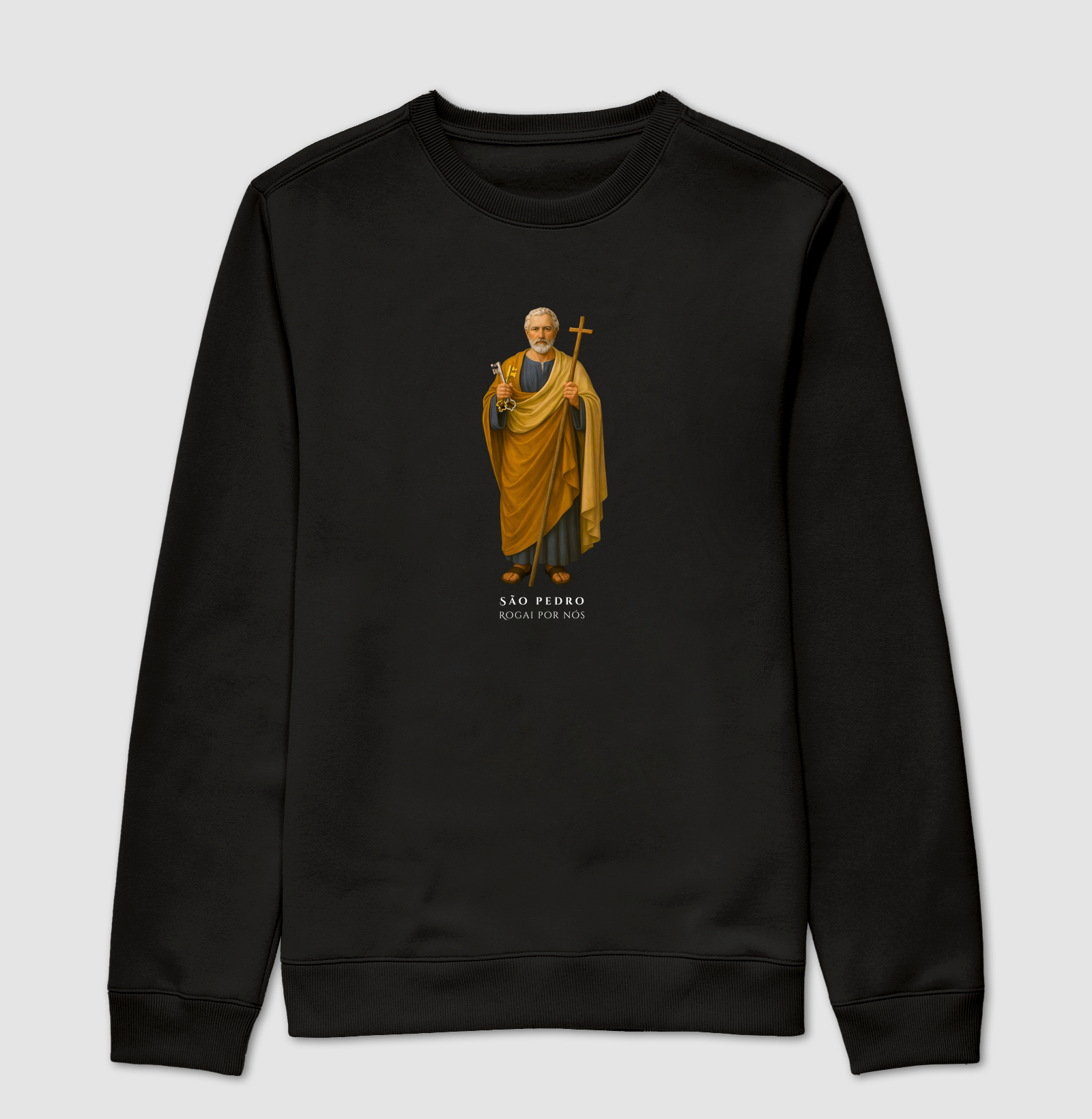 Camiseta Católica - São Pedro - Rogai por nós