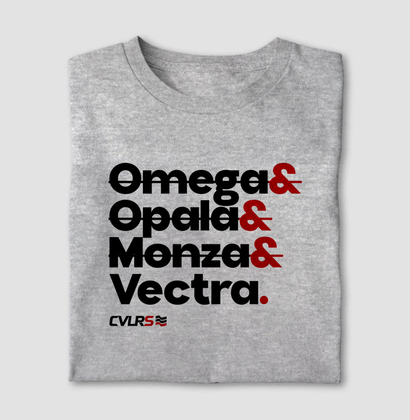 Omega, Opala, Monza e Vectra.
