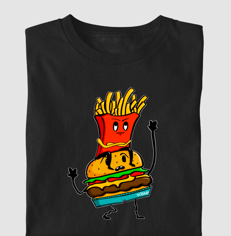 Camiseta Infantil BNP -  Burger&Fries
