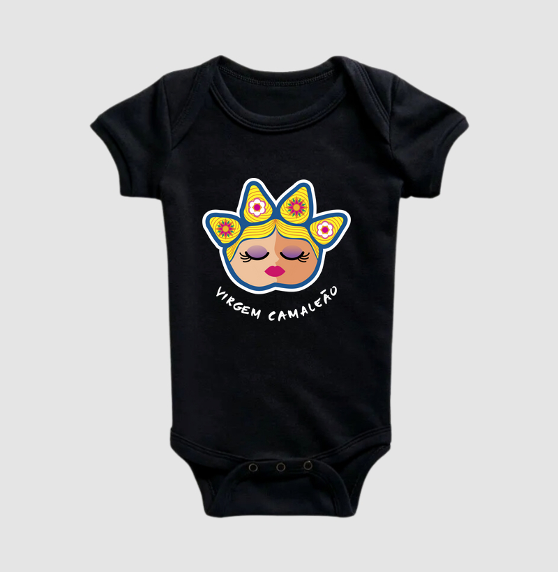 Body Infantil Camaleão Signos - Virgem