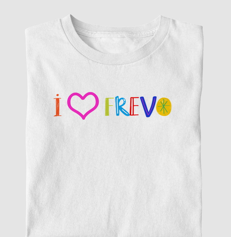 Camiseta I Love Frevo