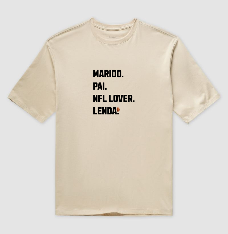 Marido. Pai. NFL Lover. Lenda.