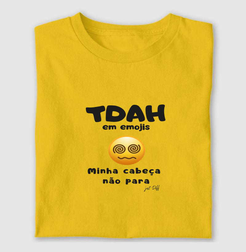 TDAH em EMojis. Minha Cabeça não Para