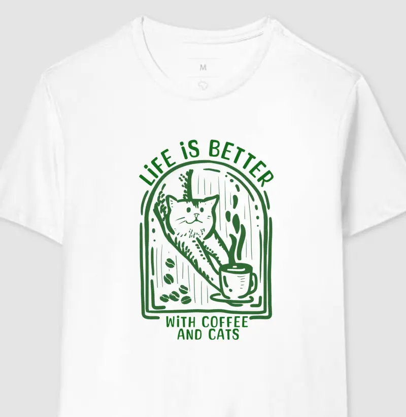 Life is better with coffee and cats