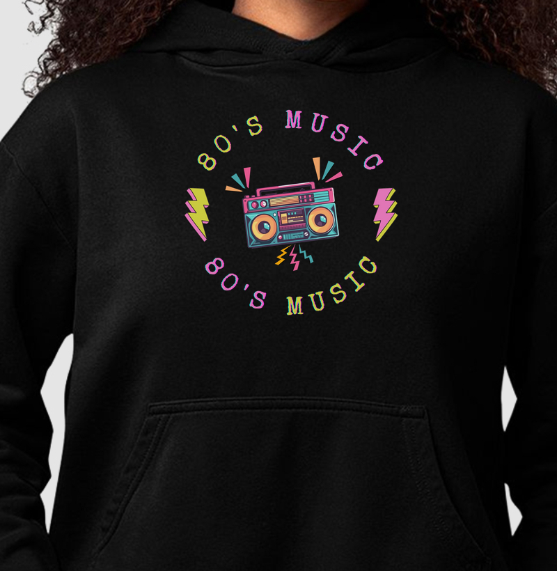 HONESTEE 80S MUSIC <3 Hoodie