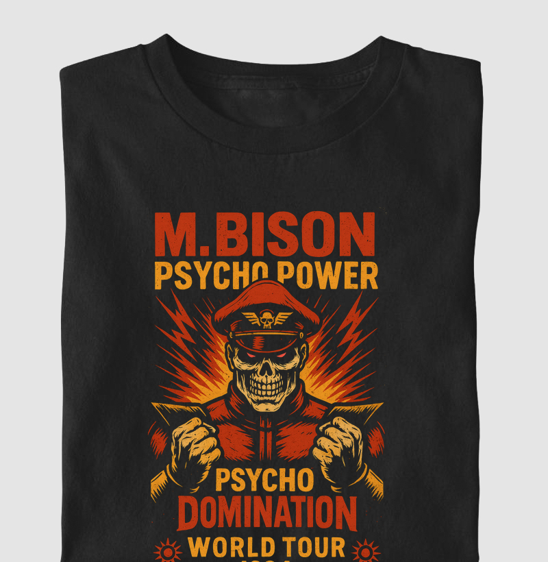 M Bison Psycho Power Street Fighter Rock Collection