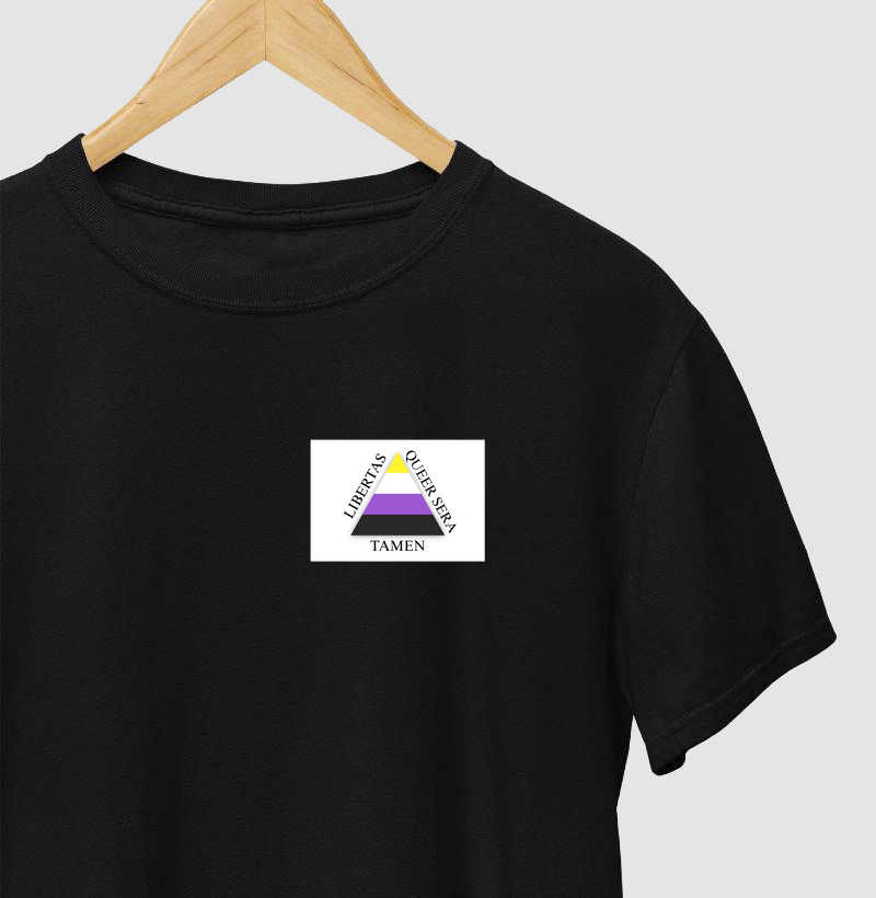 Libertas queer sera tamen NB - Bandeira - @_transbordados