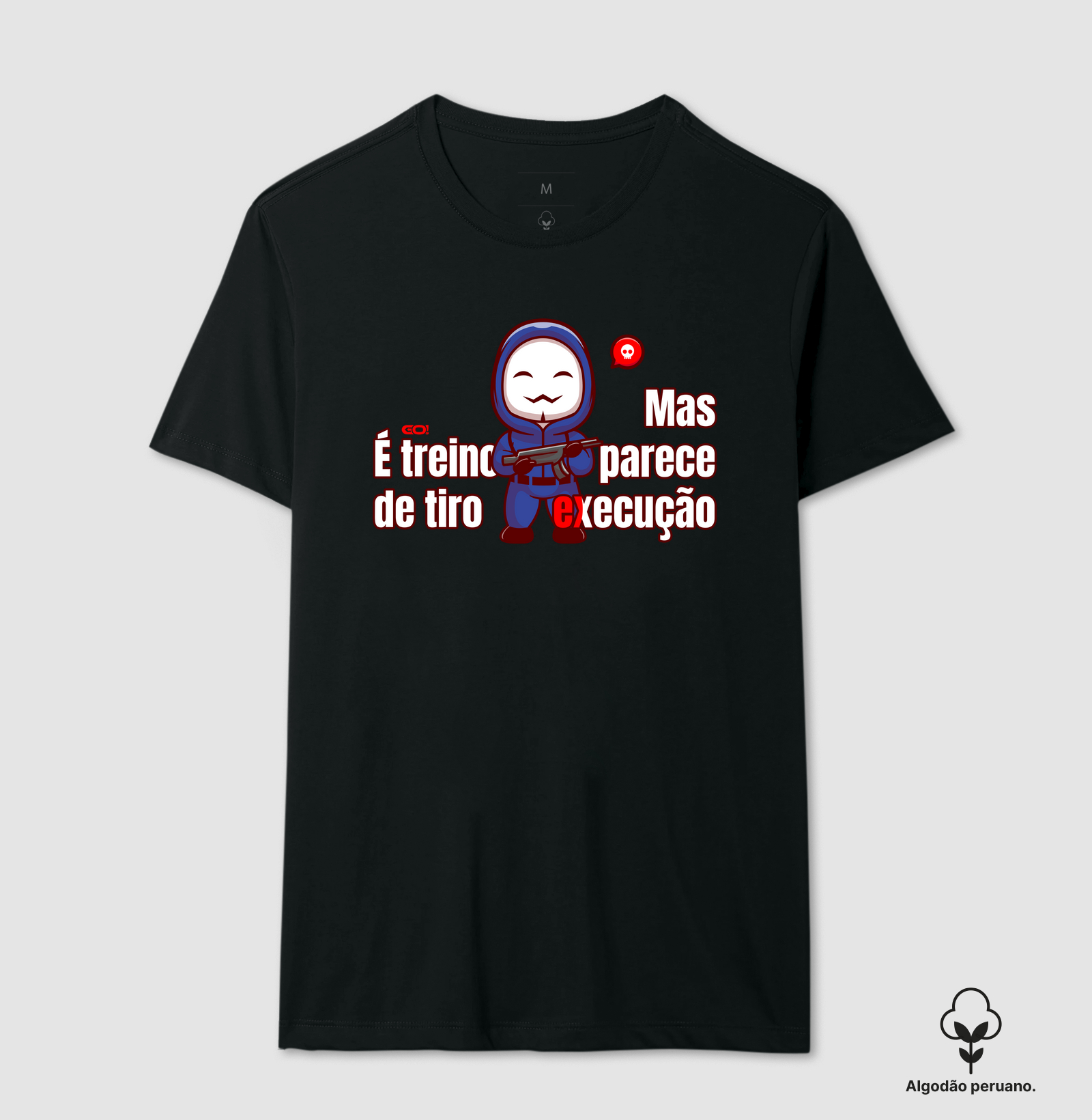 É treino de tiro, mas parece execução