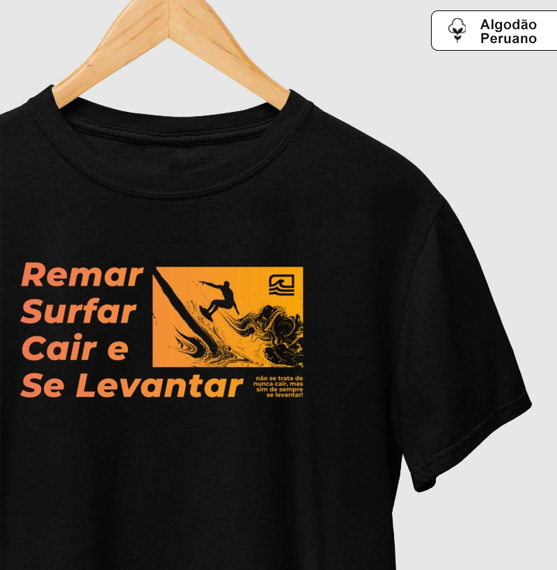 "Cair e se Levantar" (Algodão Peruano)