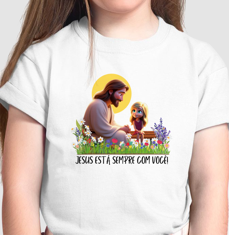 Personalizada - Jesus está sempre com você! 