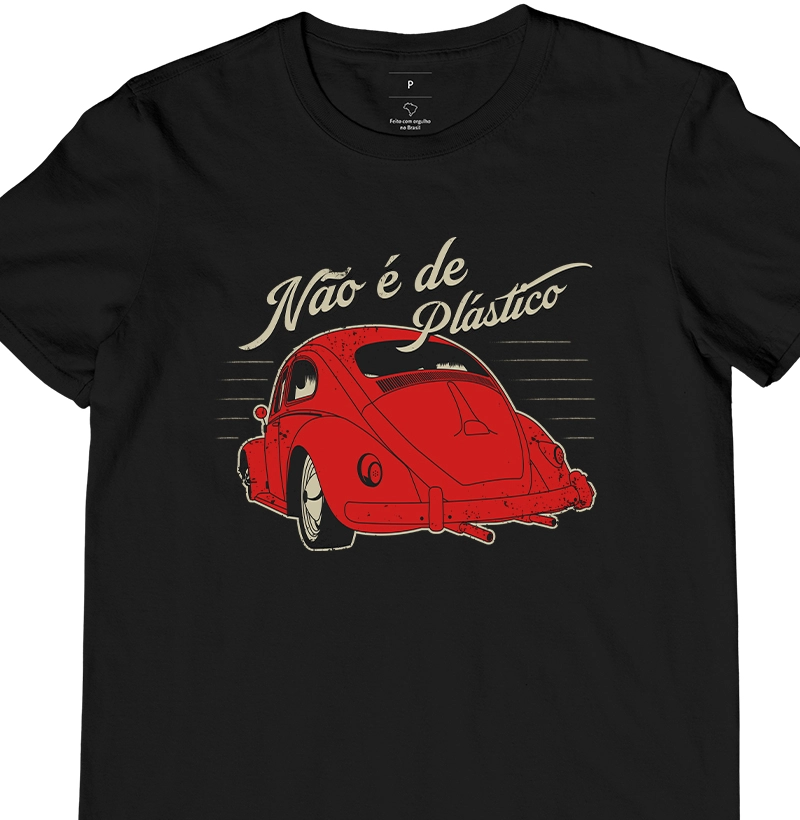 Não é de plástico | Vermelho