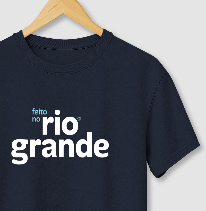 Camiseta FEITO no Rio Grande