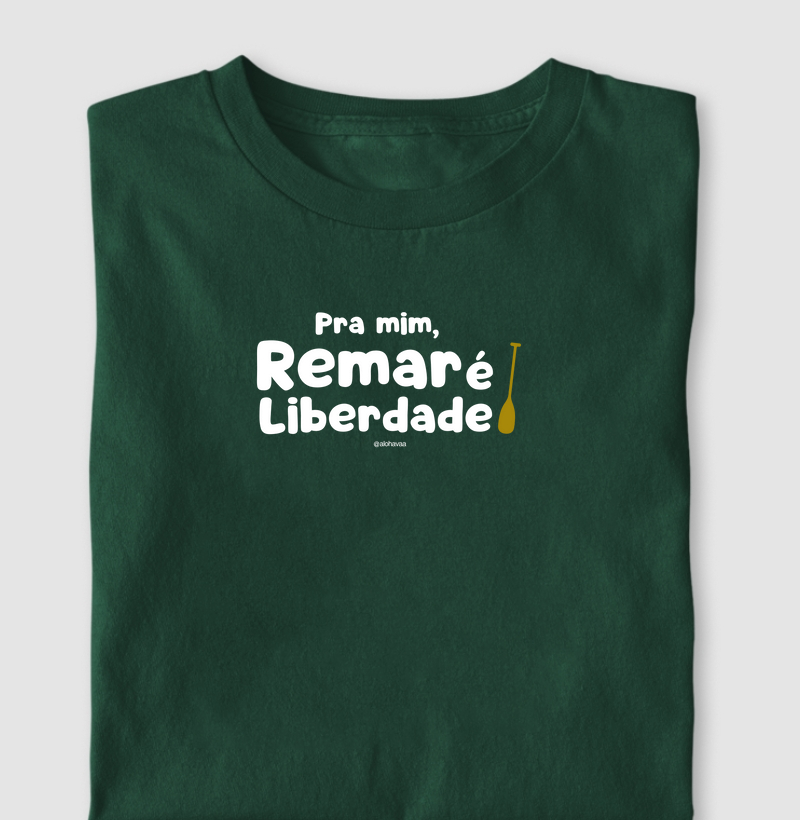 Para mim, remar é liberdade!