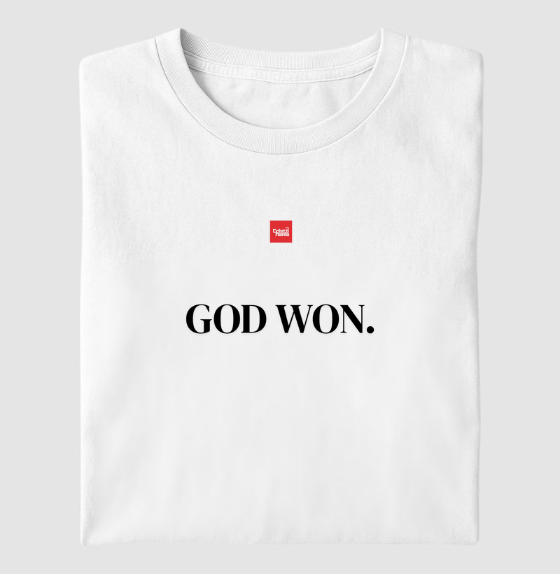 Camiseta - God won