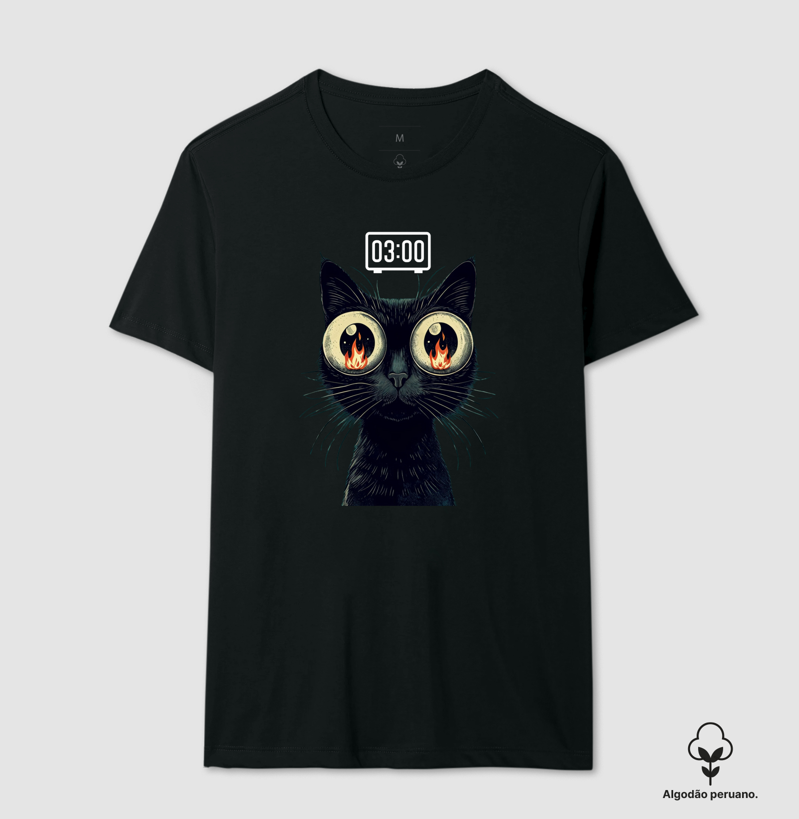 BLACK CAT 2 CLOCK
