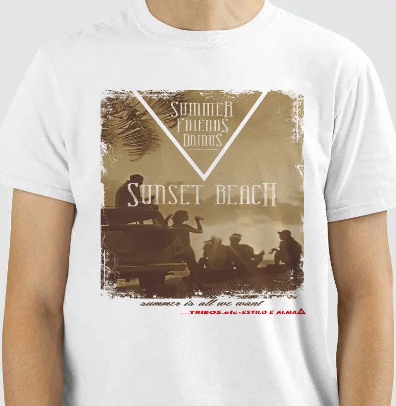 CAMISETA RESERVA.INK MASCULINA E FEMININA TRIBOS.etc LIFESTYLE SURF SUNSET BEACH