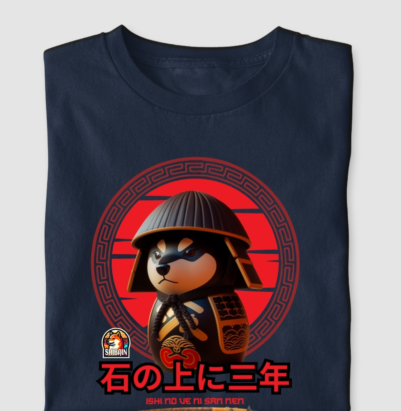 Shiba Kokeshi Black and Tan