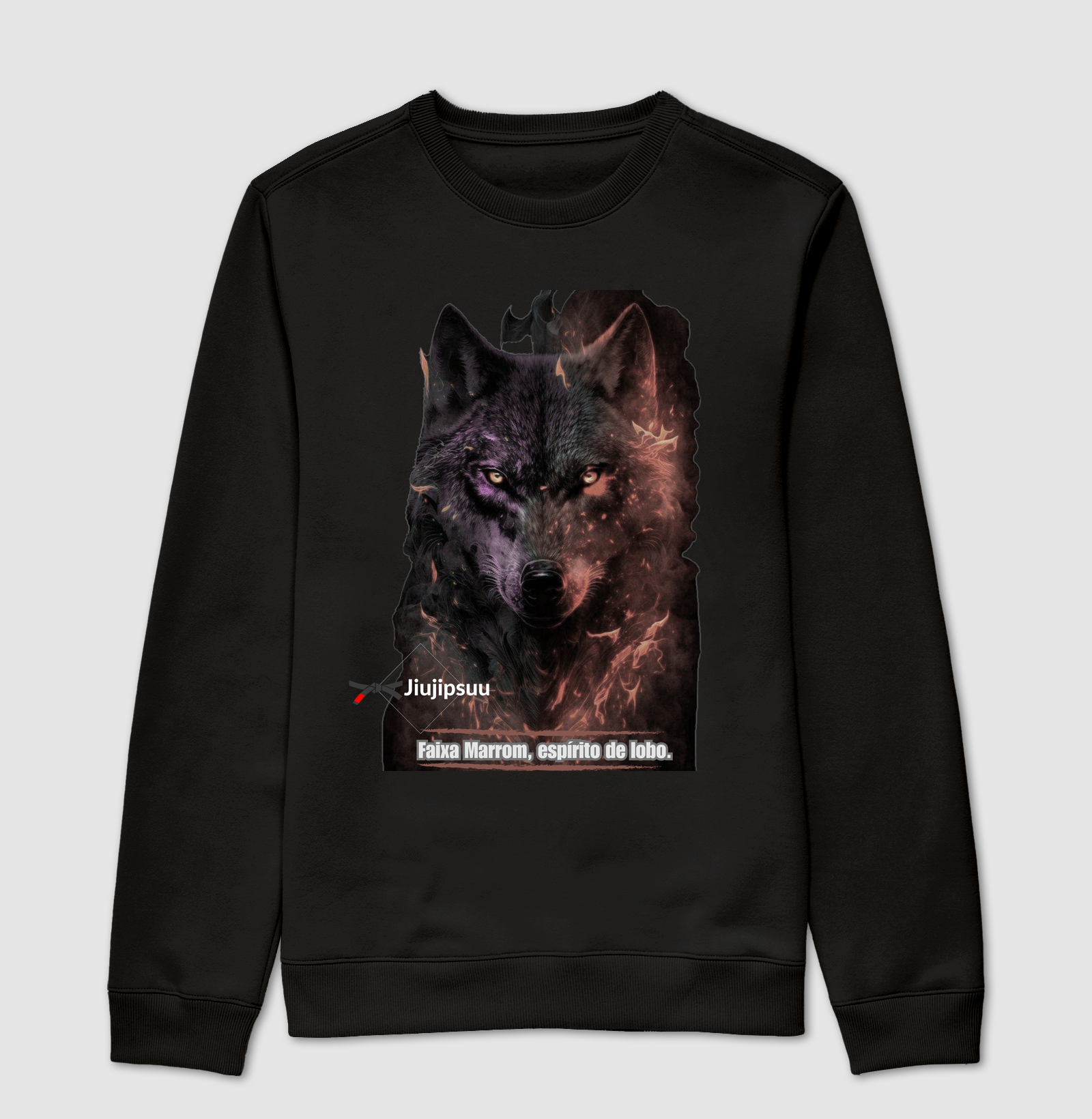 Lobo Faixa Marrom