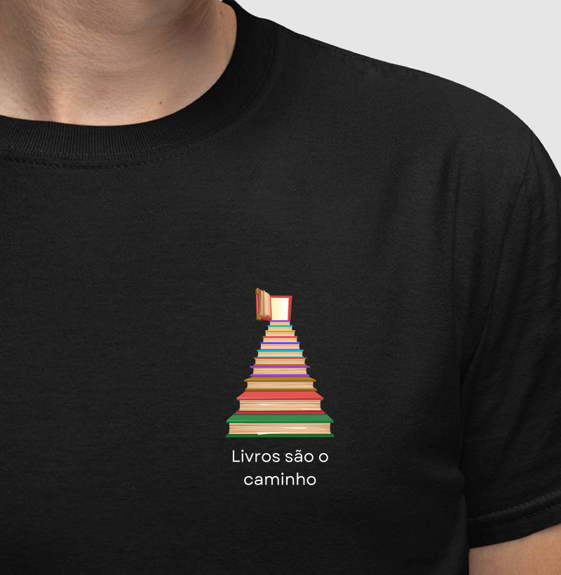 Camiseta | Livros são o caminho