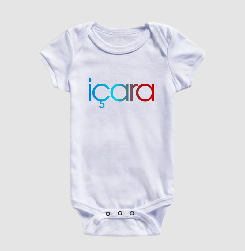 Body Infantil Içara Cores da Bandeira