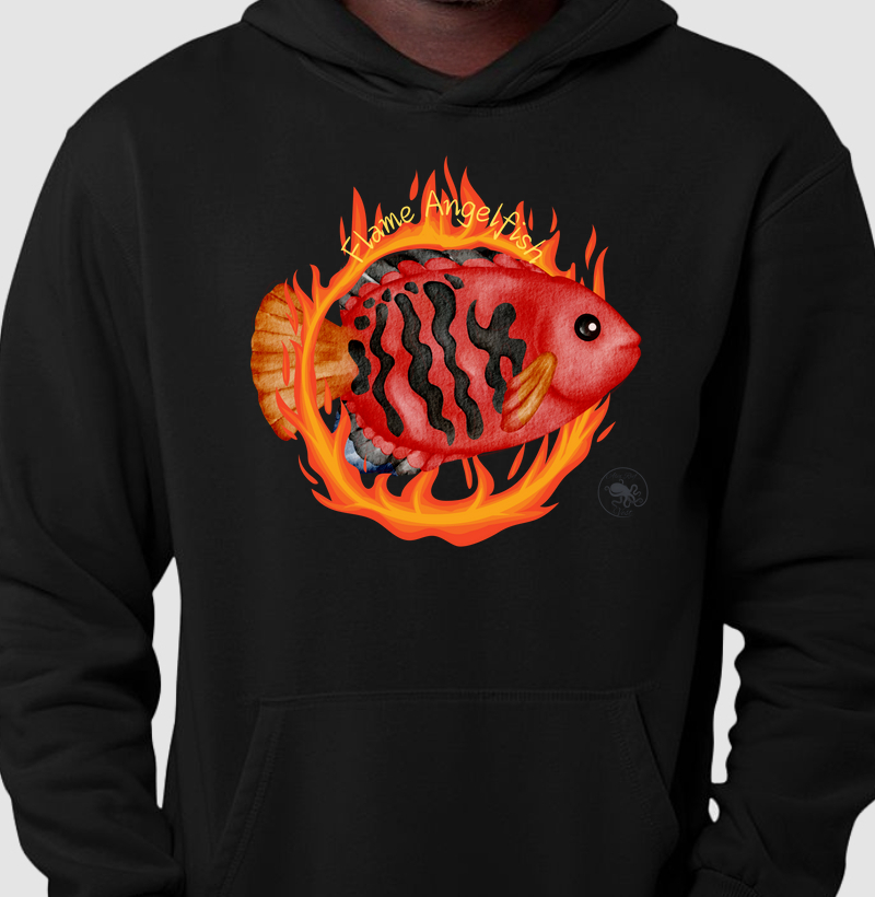 Flame Angelfish Hoodie