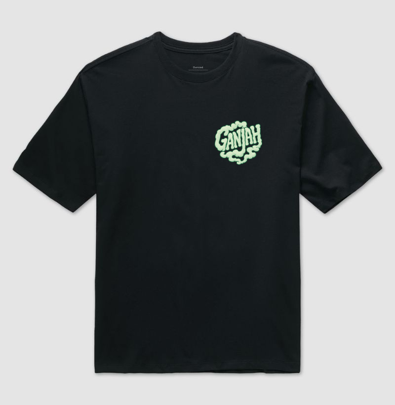 Camiseta oversized - Ganjah Smoke
