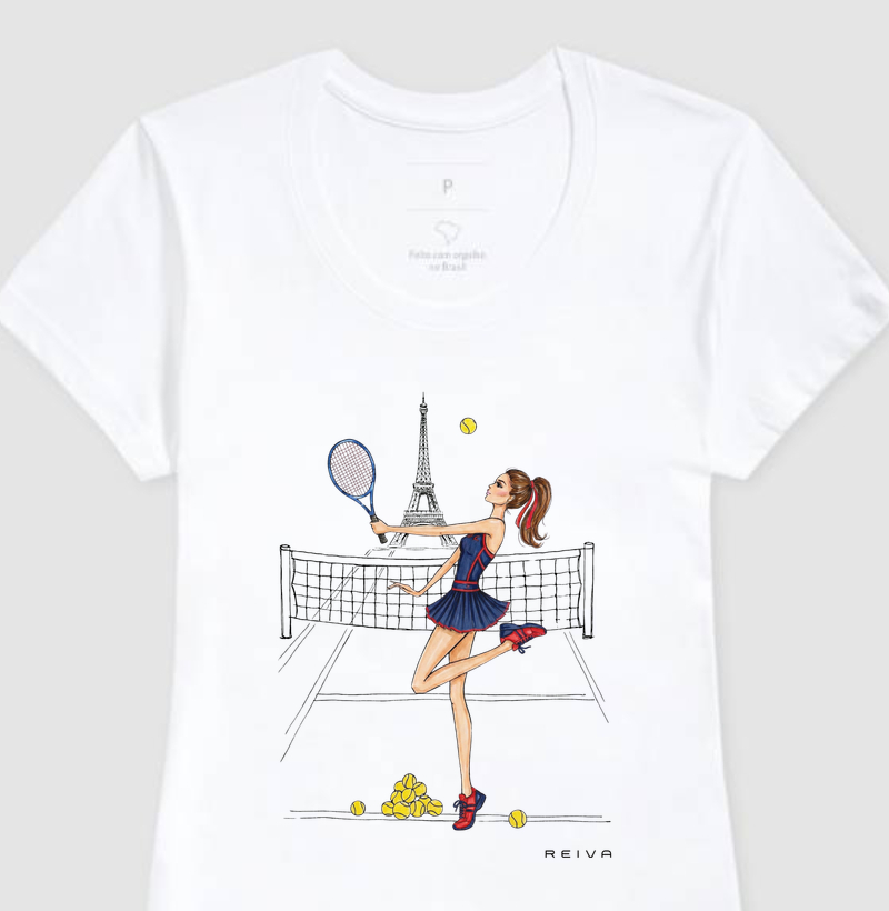 Camiseta Tênis em Paris: Charme do Grand Slam