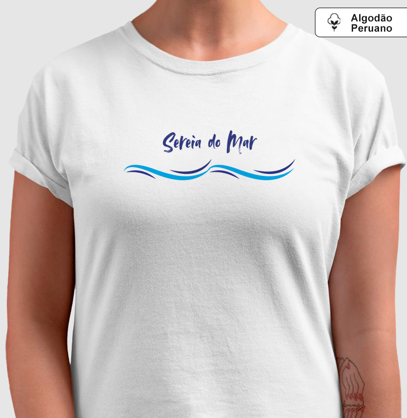 Camiseta Sereia do Mar 