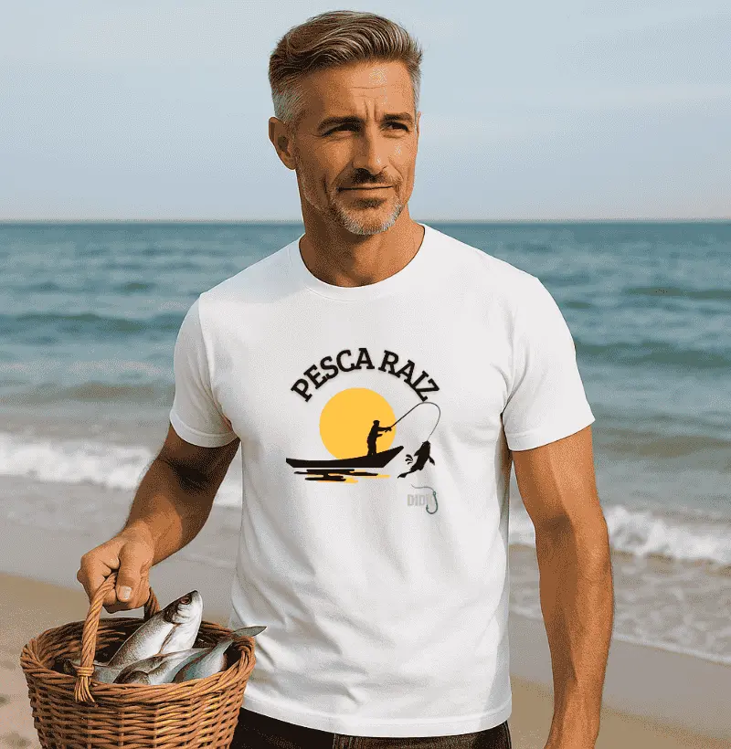 Camiseta pesca raiz