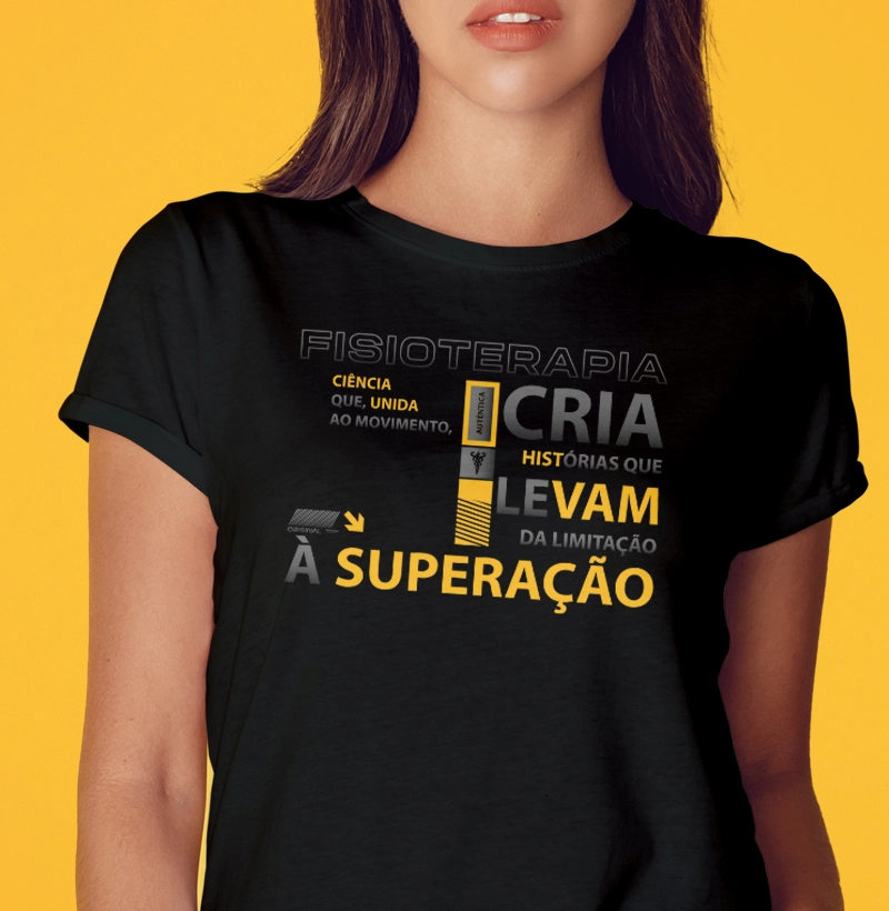 Camiseta Fisioterapia Ciência - feminina