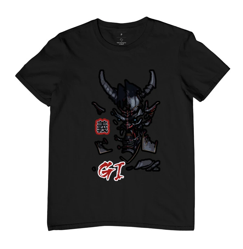 camiseta Samurai GI - Justiça, Retidão e Honestidade