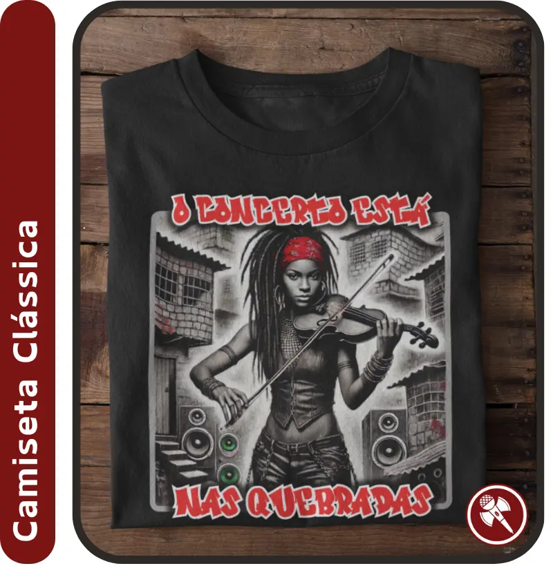 O Concerto está nas Quebradas - Camiseta Clássica