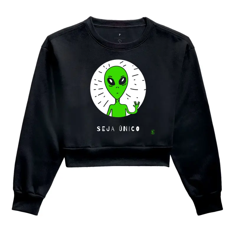 Cropped Moletom - Seja Único
