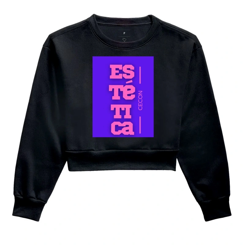 Moleton Cropped Estética Cecon