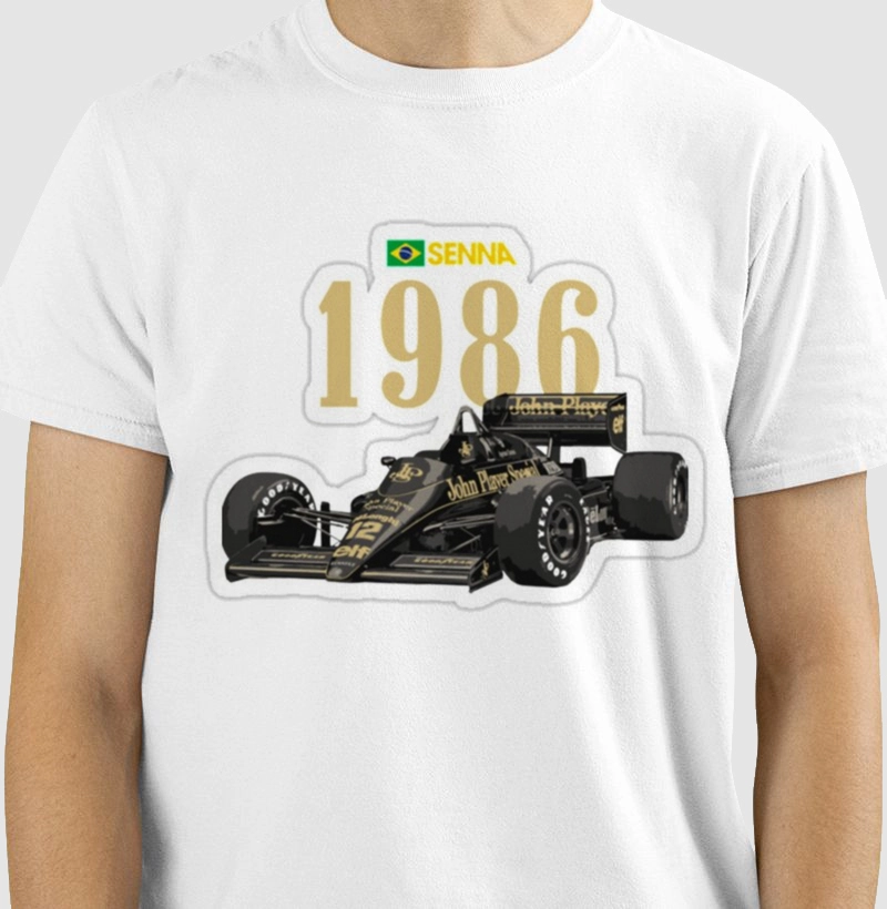 Senna 1986 F1 Tri Campeão