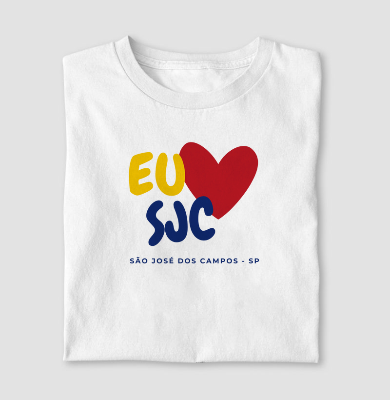 Camiseta "Eu Amo SJC"