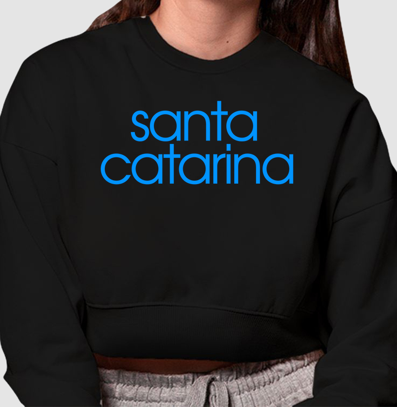 Santa Catarina Estampa Azul