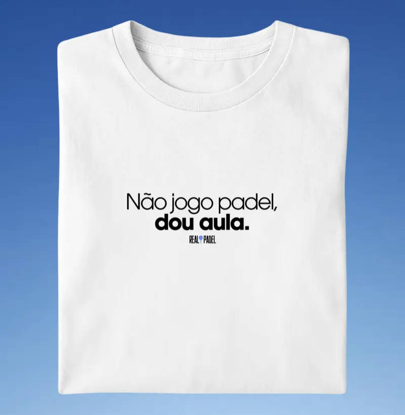 Não jogo padel, dou aula