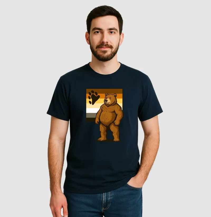 Camiseta Urso Forte Bear Flag