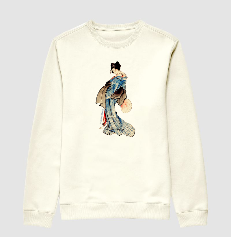 Woman ... Wearing Kimono (1830-1850) - Katsushika Hokusai