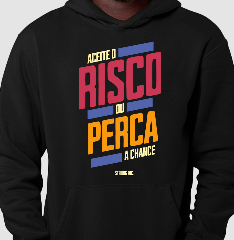 Hoodie Moletom Aceite o Risco 